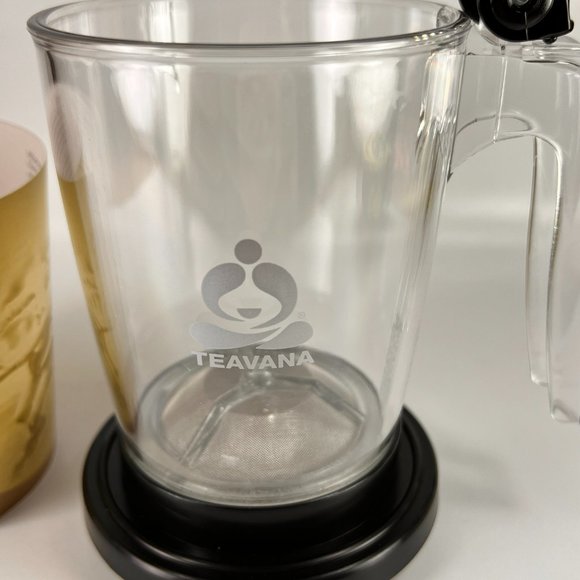 Teavana Perfectea Maker Tea Steeper Infuser Perfect Tea Clear Black 16oz - Picture 13 of 16